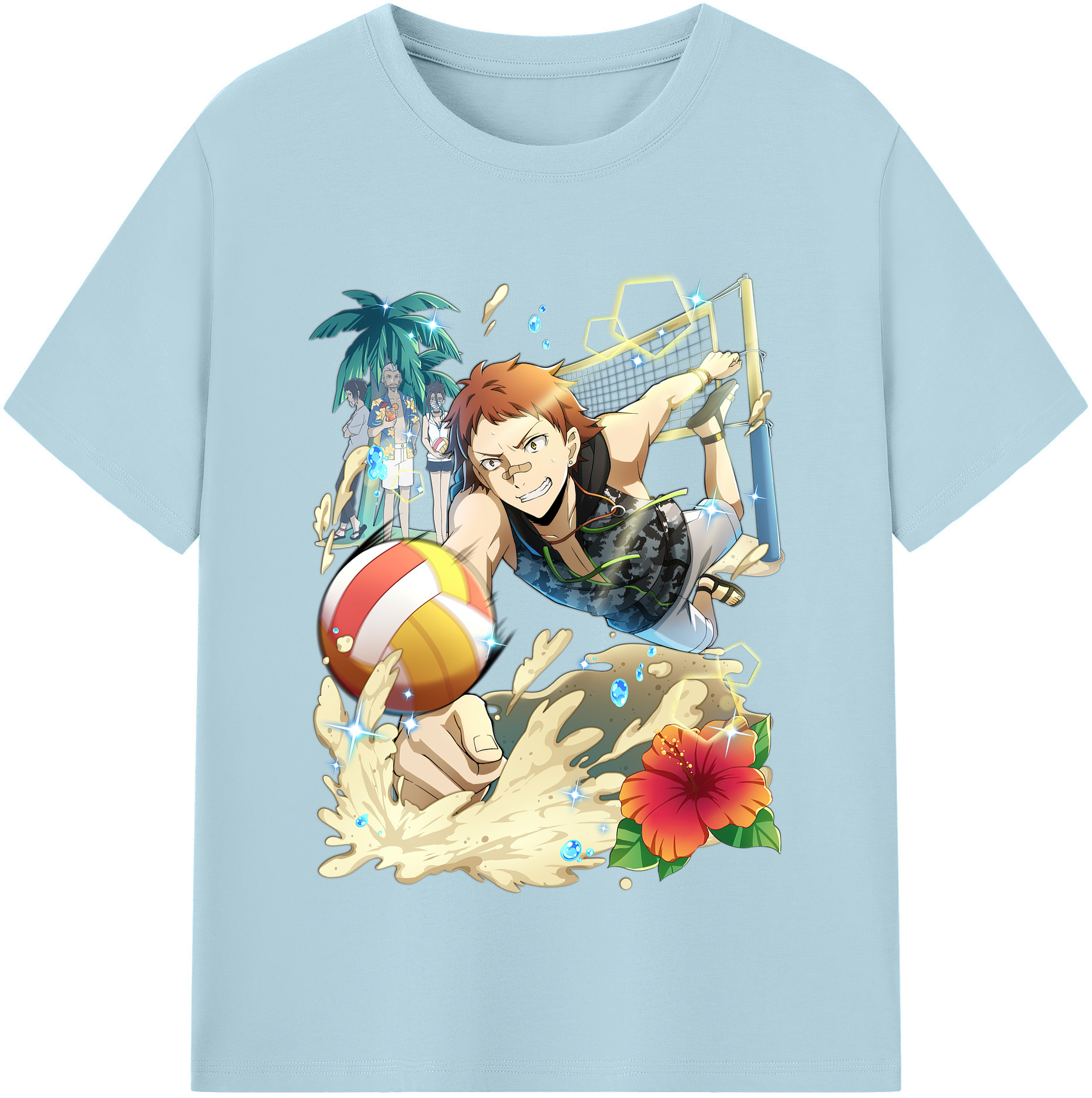 （画像用） 文豪ストレイドッグス Bungo Stray Dogs 綿100％半袖Tシャツ（フロントプリント）